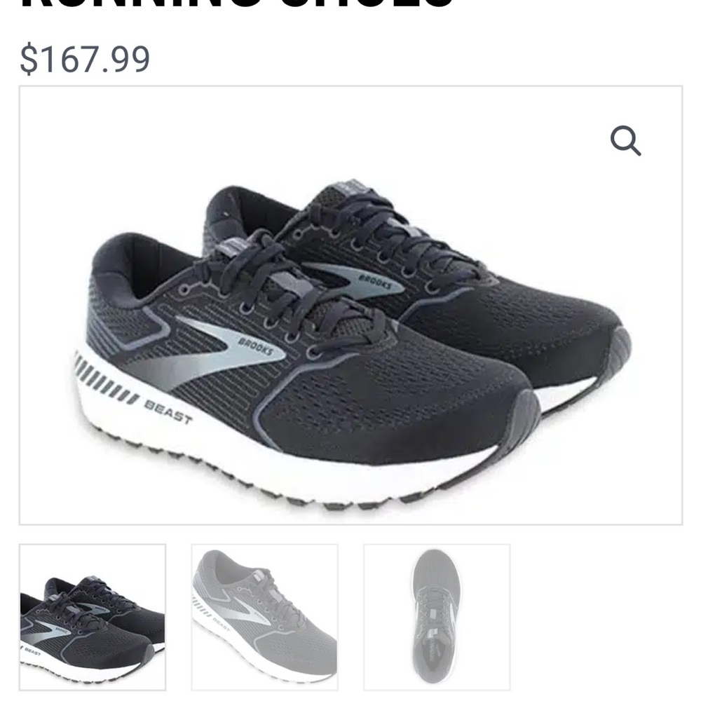 Brooks Men's Black Running Shoes